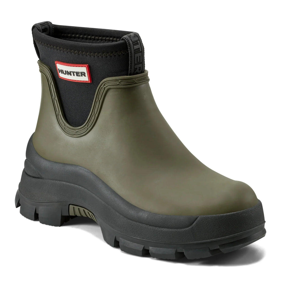Women's Eloise Lug Sole Waterproof Neoprene Rain Booties